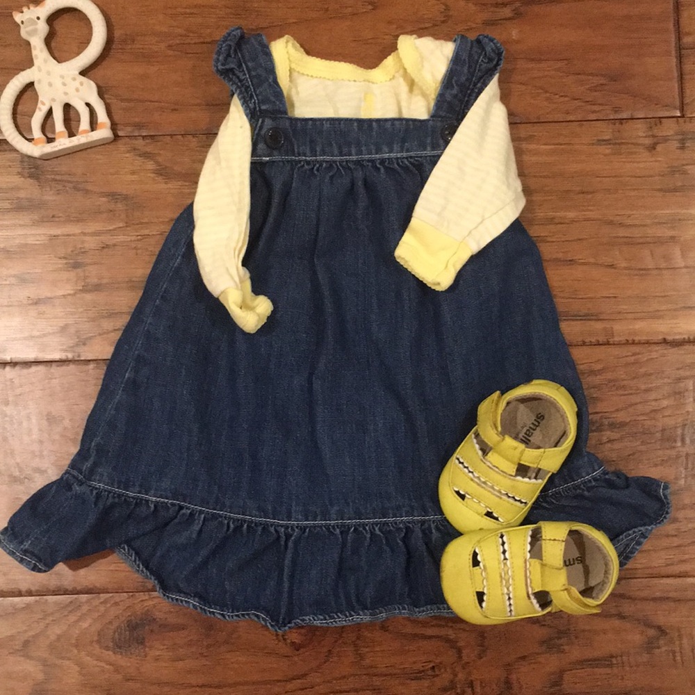 Denim Bay GAP Ruffle Dress